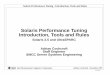 Solaris Performance Tuning Introduction, Tools and Rules · Solaris Performance Tuning - Introduction, Tools and Rules Contents Resources Papers, Books and Manual Sections To Read