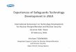 Experiences of Safeguards Technology Development in JAEA · Experiences of Safeguards Technology Development in JAEA International Symposium on Technology Development for Nuclear