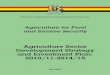 Agriculture Sector Development Strategy and Investment ... 2010... · weakness in the PMA framework and addressed them in this five year Agricultural Sector Development Strategy and