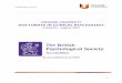 TEESSIDE UNIVERSITY DOCTORATE IN CLINICAL PSYCHOLOGY of Health and Social Care... · TEESSIDE UNIVERSITY DOCTORATE IN CLINICAL PSYCHOLOGY E ... Dr Sarah Craven-Staines, Academic Tutor