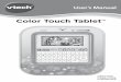 Color Touch Tablet - VTechCECB5669-003A-4155-ABA... · Thank you for purchasing the VTech® Color Touch TabletTM. The Color Touch TabletTM is a high-tech tablet that is filled with