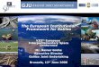 The European Institutional Framework for Galileo · The European Institutional Framework for Galileo VIIIth European Interparliamentary Space Conference Mr. Rainer Grohe Executive