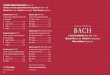 BACH - dsd-files.s3.amazonaws.com€¦ · could represent in terms of breadth of expression. In BWV 1035 (originally in E major, here in F), Bach reduces his vocabulary to that of