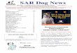 SAR Dog News - n-sda.org Vol 9... · 15.05.2015  · SAR Dog News May 2015 Published by the National Search Dog Alliance Vol. 9, No. 5 The Voice of K-9 Search and Rescue @ n-sda.org