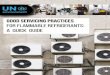 GOOD SERVICING PRACTICES FOR FLAMMABLE REFRIGERANTS: … · servicing technicians with a quick reference to the key safety classifications and technical properties of commercially-available