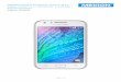 SAMSUNG Galaxy J1 Smartphone, 10,92 cm (4,3“) Display ... · SAMSUNG Galaxy J1 Smartphone, 10,92 cm (4,3“) Display, Android™ 4.4, 4 GB Speicher, 512 MB RAM, Dual-Core-Prozessor