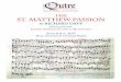 Cleveland Ross W. Duffin, Artistic Director the St ...€¦ · Davy’s setting of the St. Matthew Passion is the earliest by a known composer. It is preserved in the Eton Choirbook,