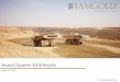 Second Quarter 2018 Resultss1.q4cdn.com/766430901/files/doc_presentations/2018/08/15/IAMGOLD_Q2... · 2 During the second quarter 2018, the Company purchased €50 million in cash