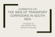 comments on the WEB of Transport Corridors in …...G7 Ise-Shima Principles for Promoting Quality Infrastructure Investment Principle 1: Ensuring effective governance, reliable operation