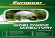 TABLE OF CONTENTS · your reference guide to book europcar worldwide. edition june 2009 table of contents 2 a major car rental company 3 green environmental charter 4 europcar’s