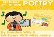 October nd edition Poetry - Mrs. Wills Kindergarten...Spiders, scorpions, ticKs, and mites, Are ala part of this fami y type With two body pants and No wings for flight Arachnids,