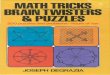 Math tricks, Brain twisters and Puzzles · This edition is published by Bell Publishing Company, distributed by Crown Publishers, Inc., by arrangement with Emerson Books, Inc. bcdefgh