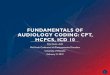 FUNDAMENTALS OF AUDIOLOGY CODING: CPT, HCPCS, ICD 10 · • CPT is a listing of codes and their descriptions that outline medical services and procedures. • CPTs are added, deleted,