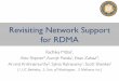 Revisiting Network Support for RDMAnetseminar.stanford.edu/seminars/03_16_17.pdfRevisiting Network Support for RDMA Radhika Mittal1, Alex Shpiner 3, Aurojit Panda1, Eitan Zahavi ,