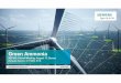 Green Ammonia - ARPA-E · Green Ammonia Demonstrator demonstrate the complete cycle of renewable power, storage as NH 3, and re-electrification. Unrestricted© Siemens AG 2017 Page