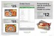 Caters for: 2 · $25 ea Hot Chicken Sharing Platter Caters for: 5–12 Ingredients: • 12 x White Bread Rolls • 2 x BBQ Roast Chickens • 1 x 400g Woolworths Coleslaw