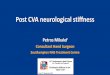 Stiffness after CVA - Southampton Hand Course · Post CVA neurological stiffness Petros Mikalef Consultant Hand Surgeon Southampton NHS Treatment Centre •Stiffness •CVA •CVA