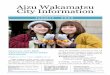 January 2020...medicin Dentistry medicin W a t a n a b e January 2020 Aizu Wakamatsu City Information If you are receiving this newsletter and plan to change your address or leave