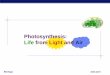Photosynthesis: Life from Light and Airfchsbiology.weebly.com/uploads/1/3/7/0/13701553/photosynthesis_student.pdf · Photosynthesis This is the equation you are used to seeing, but
