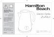 CAUTION: READ OPERATOR’S MANUAL BEFORE USE Electric Kettleuseandcares.hamiltonbeach.com/files/840287000.pdf · CAUTION: READ OPERATOR’S MANUAL BEFORE USE ... tea, the warranty
