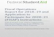 Fiscal Operations Report for 2018 19 and Application to ... Instructions 2020-2021.pdfApplication to Participate for 2020–21 (FISAP) Instructions Federal Perkins Loan, Federal Supplemental
