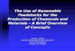 The Use of Renewable Feedstocks for the Production of ... Research Conference... Furfural Resorcinol