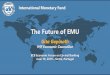 The Future of EMU · 6/19/2019  · International Monetary Fund The Future of EMU Gita Gopinath IMF Economic Counsellor ECB Economic Forum on Central Banking June 19, 2019 –Sintra,
