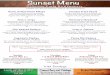 SunsetMenu - Havasu Springs Resort · Menu Bird-Dinn erg 6:50 pm (Excluding Holidays) Country Fried Steak Golden fried flank steak smothered with country gravy and served with sautéed