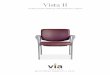 Vista II - Via Seatingmedia.viaseating.com/.../brochures/VistaII-brochure.pdf · 2019-07-31 · shown in: spradling silvertex lagoon, vinyl (spec stool seat, vista II side chair backs