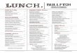 Bullfish Lunch 11 x 16 Menu 2-2018 v3-1 · Honey Vinaigrette – Bleu Cheese – Thousand Island Sweet Honey Mustard – Ranch – Balsamic Vinaigrette Classic Vinaigrette – Fat