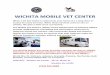 WICHITAMOBILE!VET!CENTER!Mvc-vsat 19 Fact Sheet The Mobile Vet Center (MVC) is the Department of Veterans Affairs latest effort to reach the underserved veteran populations of rural