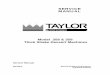 SERVICE MANUAL - Parts Townprotecting operators and trained service technicians alike. This manual is intended exclusively for Taylor Company authorized service personnel. DO NOT attempt