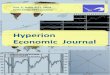 Hyperion Economic Journal nr2(2)_2014.pdfHyperion Economic Journal Year II, no.2(2), June 2014 1 HYPERION ECONOMIC JOURNAL Quarterly journal published by the Faculty of Economic Sciences