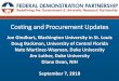 Costing and Procurement Updates - The FDPthefdp.org/default/assets/File/Presentations/finance_sept2018.pdfCosting and Procurement Updates Joe Gindhart, Washington University in St