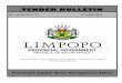 TENDER BULLETIN - Limpopo Provincial Treasury...TENDER BULLETIN NO. 45/2015/16 FY 01 APRIL 2016 This document is also available on the internet on the following website: Provincial