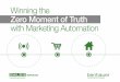 Winning the Zero Moment of Truth with Marketing Automation · Winning the Zero Moment of Truth with Marketing Automation 8 Pre-shopping means a set of actions undertaken between the