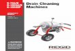 K-1500A/B Machines K-1500SP...K-75A/B, K-1500A/B, & K-1500SP Drain Cleaning Machines Ridge Tool Company 3 • Remove adjusting keys or wrenches before turning the tool ON. A wrench