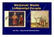 Medieval Music Influential People - Amazon S3s3.amazonaws.com/scschoolfiles/394/medieval_period...Symphonia armoniae celestium revelationum (wow.. that’s a big title!) The majority