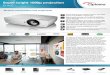 EH465 Datasheet CC2018 - Projector People · CONNECTIVITY (May require optional accessories) Super bright 1080p projection EH465 The Optoma EH465 is the ultimate 1080p projector for