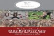 Thirty Second Annual Elite Red Deer Sale · Thirty Second Annual Elite Red Deer Sale Wednesday 16th January 2019 1:30pm on the property at Balfour Approx. 30 - 3 year old sires, top