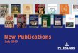 New Publications - Peter Lang Publications... · 2019-07-12 · Peter Lang · New Publications July 2019 Art 2 Pierpaolo Antonello • Matilde Nardelli • Margherita Zanoletti (eds.)