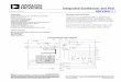 Integrated Synthesizer and VCO Data Sheet ADF4360-7 · Integrated Synthesizer and VCO Data Sheet ADF4360-7 Rev. F Document Feedback Information furnished by Analog Devices is believed