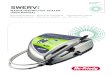 SWERV3 MAGNETOSTRICTIVE SCALER USER MANUAL · The following procedures are recommended before using your SWERV3 Magnetostrictive Scaler for the first time: • Clean and sterilize