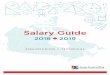 Salary Guide Guide 2018-2019/DESIGN...Salar 5 2018-2019 ABOUT OUR SALARY GUIDE About our Salary Guide This guide features the most in-demand and trending job positions in regions across