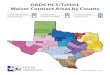 DADS HCS/TxHmL Waiver Contract Areas by County...DADS HCS/TxHmL Waiver Contract Areas by County County boundaries County names ... Central Counties. Bell. Coryell Hamilton. Lampasas