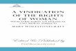A Vindication Of The Rights Of Woman, by Mary ... · a vindication of the rights of woman with strictures on political and moral subjects mary wollstonecraft edited & published by