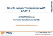 How to support compliance with GAMP 5controsys.hu/download/codeBeamer/Hogyan lehet biztositani a GAMP 5 megfeleloseget.pdfGood Automated Manufacturing Practice GAMP: Name of subcomittee