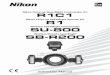 Nikon Close-up Speedlight Commander Kit R1C1cdn-10.nikon-cdn.com/pdf/manuals/noprint/SBR200_en_noprint.pdf · SU- 8 0 0 and th e W ire les s Re mo te Spee dlight SB- R 2 0 0 1 If