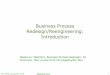 Business Process Redesign/Reengineering: …mcrane/CA441/BP_01_BPR...•Reengineering, also known as business process redesign or process innovation, refers to discrete initiatives