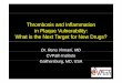 Thrombosis and inflammation, next target for new drugs ...summitmd.com/pdf/pdf/12_Virmani.pdfThrombosis and Inflammation in Plaque Vulnerability:in Plaque Vulnerability: What is the